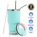 DSCVR 30ozT[}V[hgx^u[ieB[j-ȂWƃXg[AXeX|Adǐ≏AhH DSCVR 30oz Thermal Shield Travel Tumbler (Teal) - Unbreakable Lid and Straws, Stainless Steel, Double Wall Insulated, Spi