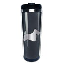 Hasdon-Hill Funny Travel Mugs for Women Men Dad Mom Scottie Dog Platinum Style Coffee Mug TeaCupステンレス製マグカップforFriend Birthday 12 Oz Hasdon-Hill Funny Travel Mugs for Women Men Dad Mom Scottie Dog Platinum Style C