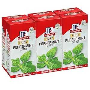 マコーミック ピュア ペパーミント エキス、1 液量オンス (6 個パック) McCormick Pure Peppermint Ext..
