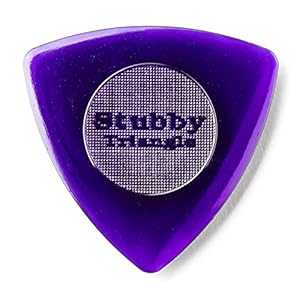 JIM DUNLOP Tri Stubby, Dark Purple, 3.0mm, 6/Player's Pack