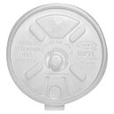 Dart 16FTLS 半透明リフトアンドロックストロースロット付き蓋 (1000 個ケース) Dart 16FTLS Translucent Lift N' ...