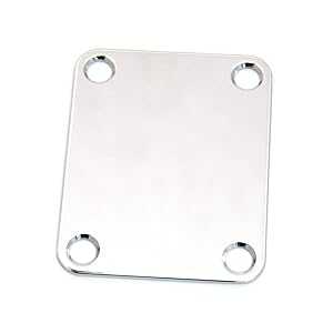 Allparts All Parts AP 0600-010 Guitar or Bass 4 Hole Chrome Neck Plate