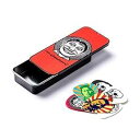 JIM DUNLOP JVHPT01M John Van Hamersveld Johnny Face Pick Tin, Assorted, Medium, 6 Picks/Tin
