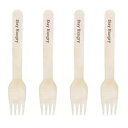 Dress My Cupcake Natural Wood Candy 100-Pack Buffet Forks DIY Kit, Stay Hungry, ...