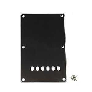 Musiclily 6 Hole Guitar Back Plate Tremolo Cavity Cover Backplate for ...