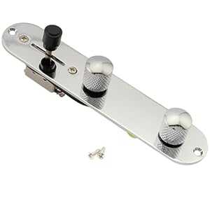 Musiclily Loaded Tele Control Plate Pre-Wired 3-Way Control Plate Wiri...