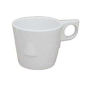 Yanco NS-9011W Coupe Pattern Coffee/Tea Cup, 8 oz Capacity, 3