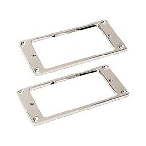 JIUWU Metal Flat Electric Guitar Humbucker Pickup Ring, Frame Mounting...