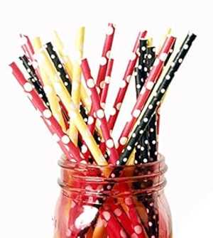 㡼ɥåɥȥ֥åο̻楹ȥ 75 ĥѥå Charmed Red Yellow and Black Polka D...