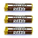 Reed's クラシック ルートビア ハード キャンディ 3 パック - 個別包装 - 1893 年以来 Reeds Reed's Classic Root B...