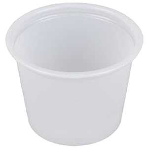 DART P100N 1 オンス プラスチック スフレ ポーション カップ、半透明、(250 個パック) SOLO DART P100..
