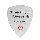 I Love You Always And Forever ギターピック、音楽ギフト、記念日、バレンタインデー、男性へのギフト YEEQIN I Love You Always And Forever Guitar Pick, Musical Gift, Anniversary Date, Valentine's Day, Gift for Men