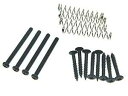 Glomarketで買える「KAISH American Thread Humbucker Pickup Height Screws Humbucker Pickup Ring Pickup Surround Frame Mounting Screws Springs for Gibson/EMG/Seymour Duncan/Dimarzio Black」の画像です。価格は2,473円になります。