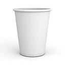 10オンス ホワイトペーパーコーヒーカップ - (50個) by EcoQuality - 使い捨てコーヒーカップ - ホットドリンク、紅茶、コーヒー、カプチーノ、ホットチョコレート、チャイ、チャイラテ 10oz White Paper Coffee Cups - (50 Count) by EcoQuality -