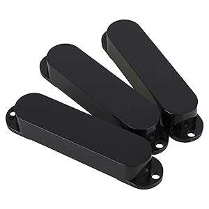 Lovermusic 82mm Black Plastic Closed Shell Electric Guitar Single Coil...