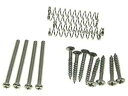 Glomarketで買える「Dopro Imperial/USA Thread Humbucker Pickup Ring Humbucker Pickup Height Screws Pickup Surround Frame Mounting Screws Springs for GB/EMG/Seymour Duncan/Dimarzio Nickel」の画像です。価格は2,467円になります。