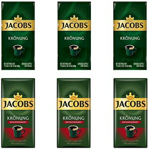 Jacobs Variety Pack Ground Coffee 500 Gram / 17.6 Ounce (Pack of 6)