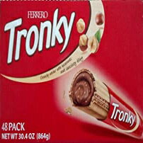 0.63 オンス (48 個パック)、フェレロ トロンキー ヘーゼルナッツ チョコレート フィリング 48 個 0.63 Ounce (Pack of 48), Ferrero Tronky Hazelnuts Chocolate Filling 48 Count
