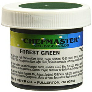 シェフマスタージェルフードカラー、1オンス、フォレストグリーン Chefmaster Gel Food Color, 1-Ounce, Forest Green