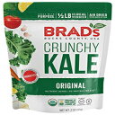 ubh̐Ax[X̃I[KjbNJJP[AvoCIeBNXgpIWiA3܁Av6H Brad's Plant Based Organic Crunchy Kale, Original with Probiotics, 3 Bags, 6 Servings Total