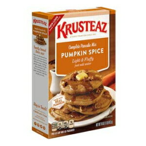 Krusteaz ライト＆ふわふわパンプキン スパイス コンプリート パンケーキ ミックス、16 オンス (4 個パック) Krusteaz Light & Fluffy Pumpkin Spice Complete Pancake Mix, 16 Ounce (Pack of 4)