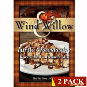ウィンド＆ウィローグルメスウィートチーズボール＆デザートミックス2パック（タートルチーズケーキチーズボール＆デザートミックス） WW Wind & Willow Gourmet Sweet Cheeseball and Dessert Mix 2-Packs (Turtle Cheesecake Cheeseball & Dessert Mix
