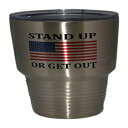 X^hAbvUSAtbO[W30IXgx^u[}OJbvAWtXeXX`[zbg܂̓R[h~^[xeMtg Rogue River Tactical Stand Up USA Flag Large 30oz Travel Tumbler Mug Cup w/Lid Stainless Steel Hot