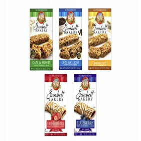 Philly Favorites Sunbelt Bakery Granola Bar Sampler | One Box Each of Chocolate Chip, Oats & Honey, Banana Oat, Strawberry and Blueberry