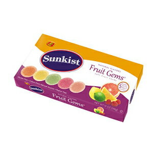 Jelly Belly Sunkist Fruit Gems Box - 14 Ounces of Assorted Flavors - Made with Real Fruit Juices - Genuine, Official, Straight from the Source