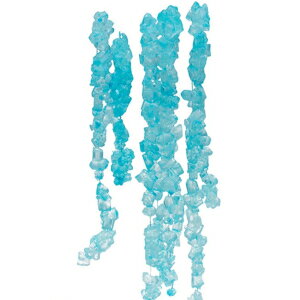 Cgu[RbgLfB[NX^bNLfB[XgOX1LBobO Dryden & Palmer Light Blue Cotton Candy Crystal Rock Candy Strings 1LB Bag