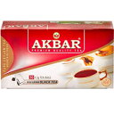 Akbarプレミアム品質の高成長紅茶50ティーバッグ、100g Akbar Premium Quality High Grown Black Tea 50 Tea Bags, 100g