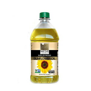 ネイティブハーベストエクスペラープレス高オレイン酸非GMOひまわり油 Native Harvest Expeller Pressed High Oleic Non-GMO Sunflower Oil
