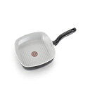 T-fal G90040 T-FalZ~bNH􂢋@I[uZ[tOpA10.25C`A T-fal G90040 T-Fal Specialty Ceramic Dishwasher Oven Safe Grill Pan, 10.25-Inch, Black