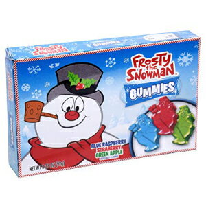 Flix (1) ボックス フロスティ ザ スノーマン グミ - ブルー ラズベリー、ストロベリー、グリーン アップル フレーバー - ホリデー キャンディ - 正味重量 3.25オンス Flix (1) Box Frosty the Snowman Gummies - Blue Raspberry, Strawber