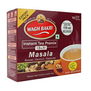 グレートバザールワグバクリインスタントマサラチャイティー、260グラム Great Bazaar Wagh Bakri Instant Masala Chai Tea, 260 Gram