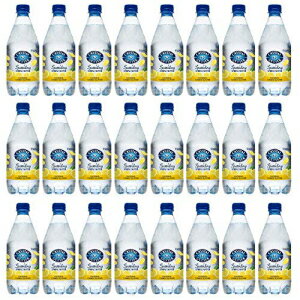 CRYSTAL GEYSER SINCE 1977 Sparkling Spring Water PET Plastic Bottles, Lemon 432 Fl Oz (Pack of 24)