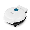 Dash DMS001WH Mini Maker Electric Round Griddle for Individual Pancakes, Cookies, Eggs other on the go Breakfast, Lunch Snacks, White 4 Inch