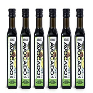 Avohass カリフォルニア オーガニック エクストラ バージン アボカド オイル 8.5 液量オンス ボトル 6 パック Avohass California Organic Extra Virgin Avocado Oil 8.5 Fl Oz Bottle 6 Pack