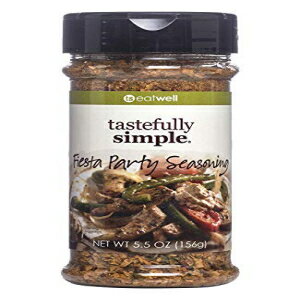 上品でシンプルなフィエスタパーティーメキシカンシーズニング、5.5オンス Tastefully Simple Fiesta Party Mexican Seasoning, 5.5 Ounce