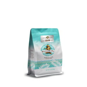 ハワイアンパラダイスコーヒー ココナッツフレーバーグラウンドコーヒー 12オンスバッグ、100%アラビカ豆、プレミアムリッチフレーバー、最高級豆、米国ハワイで持続可能な方法で栽培およびロースト Hawaiian Paradise Coffee Coconut Flavored Ground Coffee 12o