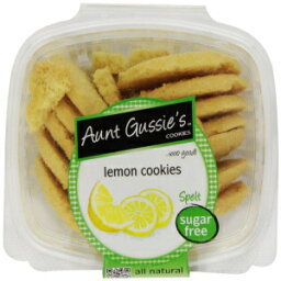 ガッシーおばさんの無糖レモンクッキー、7オンスの浴槽（4パック） Aunt Gussie's Sugar Free Lemon Cookies, 7-Ounce Tubs (Pack of 4)