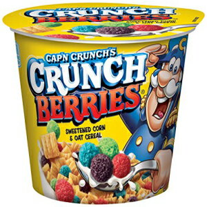 Quaker Cap'n Crunch Breakfast Cereal, Original, 1.30 oz Individual Cups (12 Pack)