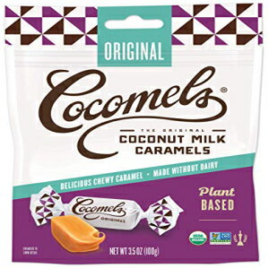 Cocomels Coconut Milk Caramels, Original Flavor, Organic Candy, Dairy Free, Vegan, Gluten Free, Non-GMO, No High Fructose Corn Syrup, Kosher, Plant Based,(1 Pack)