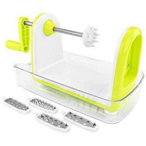 Southern Homewares 5 Blade Spiral Table Top Fruit Vegetable Slicer Zucchini Spaghetti Noodle Maker