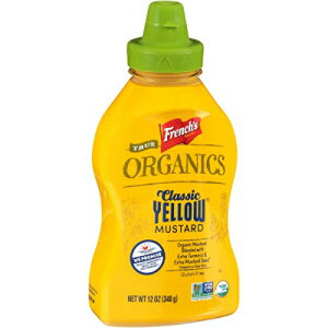 French's True Organics NVbN CG[ }X^[hA12 IX (12 pbN) French's True Organics Classic Yellow Mustard, 12 oz (Pack of 12)