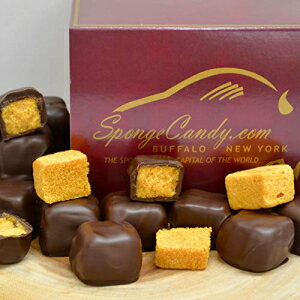 SpongeCandy.com Chocolate Sponge Candy (4 flavors available) From the Sponge Candy Capital of the World, Buffalo New York! (Dark Chocolate)