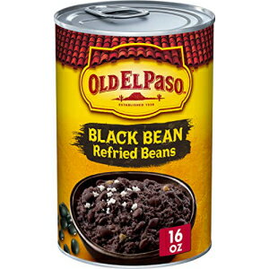 オールド エルパソ ブラックビーン リフライドビーンズ、16 オンス (12 個パック) Old El Paso Black Bean Refried Beans, 16 oz (Pack of 12)