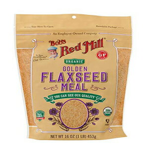 ボブズ レッドミル フラックスシードミール ゴールデン オーガニック 16 オンスの 4 パック Bobs Red Mill Flaxseed Meal Golden Organic, 4 pack of 16 oz