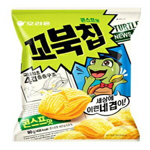 ڹ񥪥ꥪ ؤäݤåץ󥹡̣ (2) Korean Orion New Four Layers Turtle Chip Corn Soup Flavor (2 Pack)