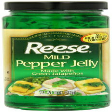 リースゼリー、マイルドハラペーニョ、瓶、10オンス（6個パック） Reese Jelly, Mild Jalapeno, Jar, 10-Ounce (Pack of 6)